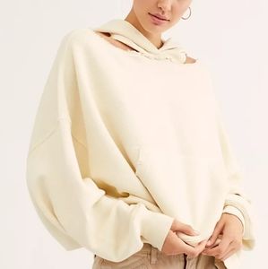 Free people Ryanne cold shoulder hoodie